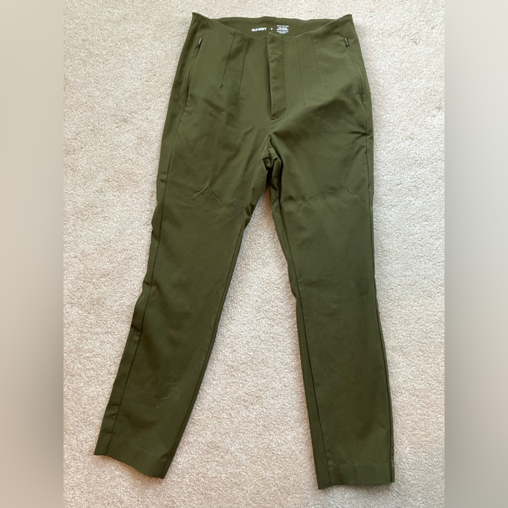 Old Navy Women's Olive Skinny Pants